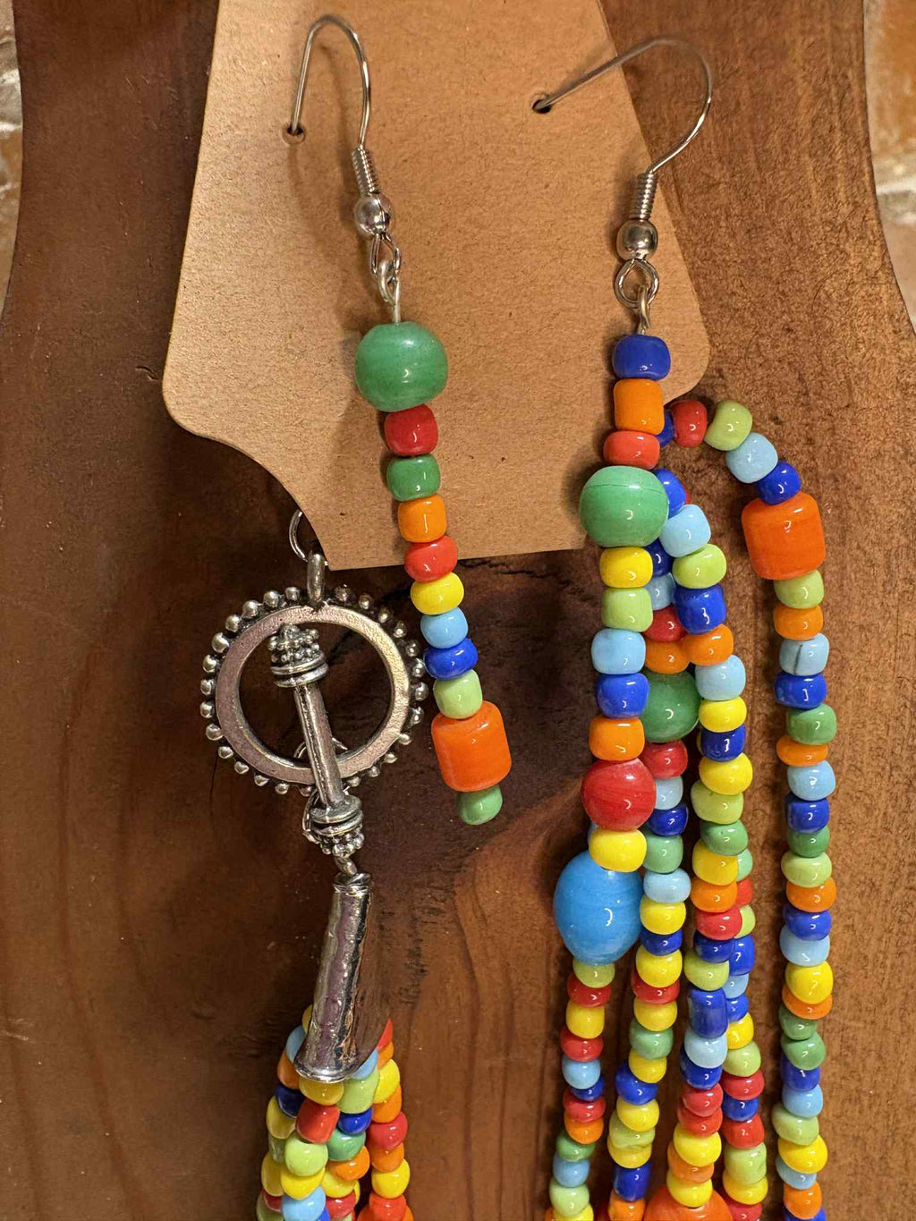 Rainbow bead layered