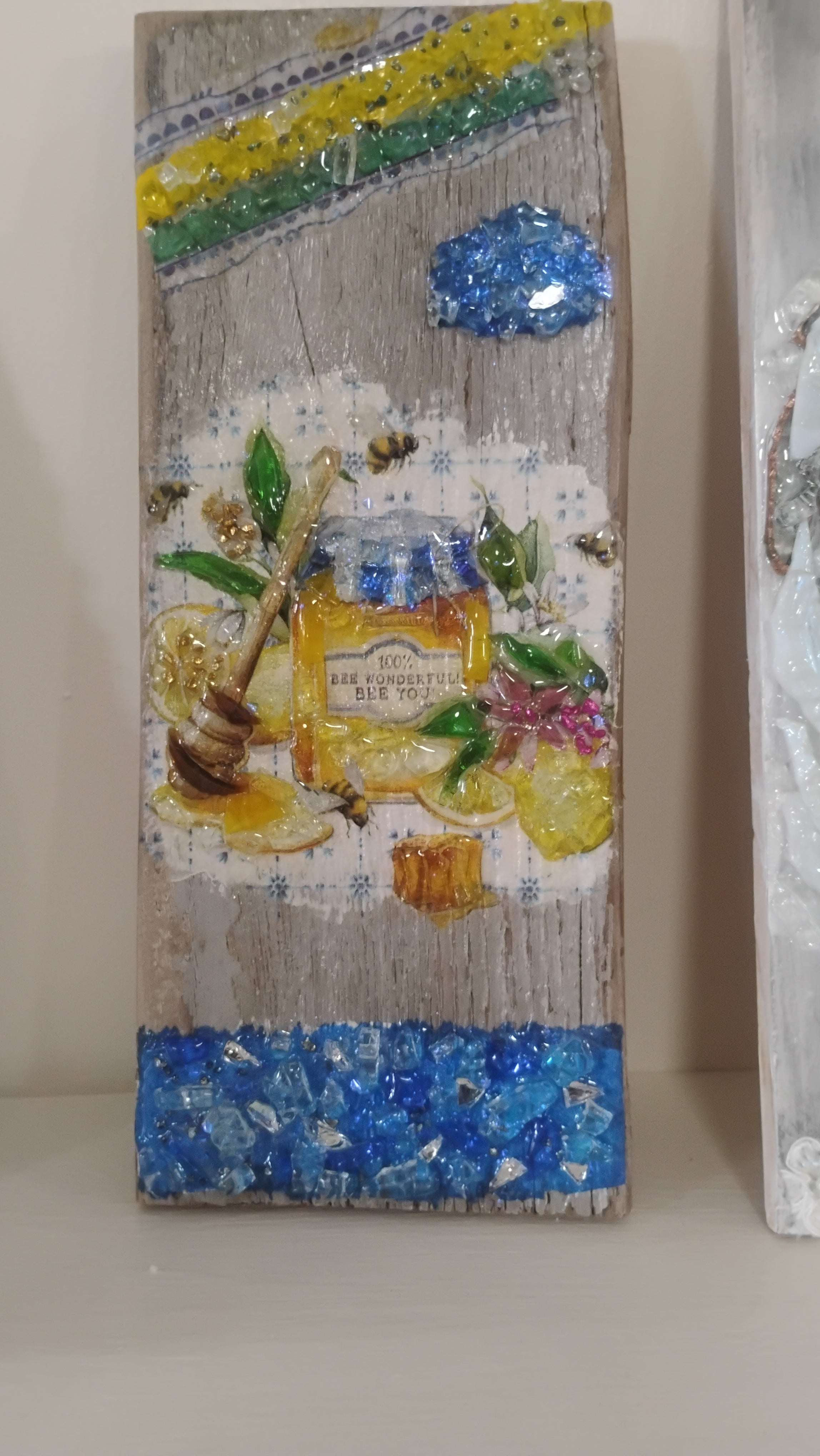Blue honey on board
