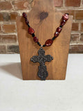Red and black cross