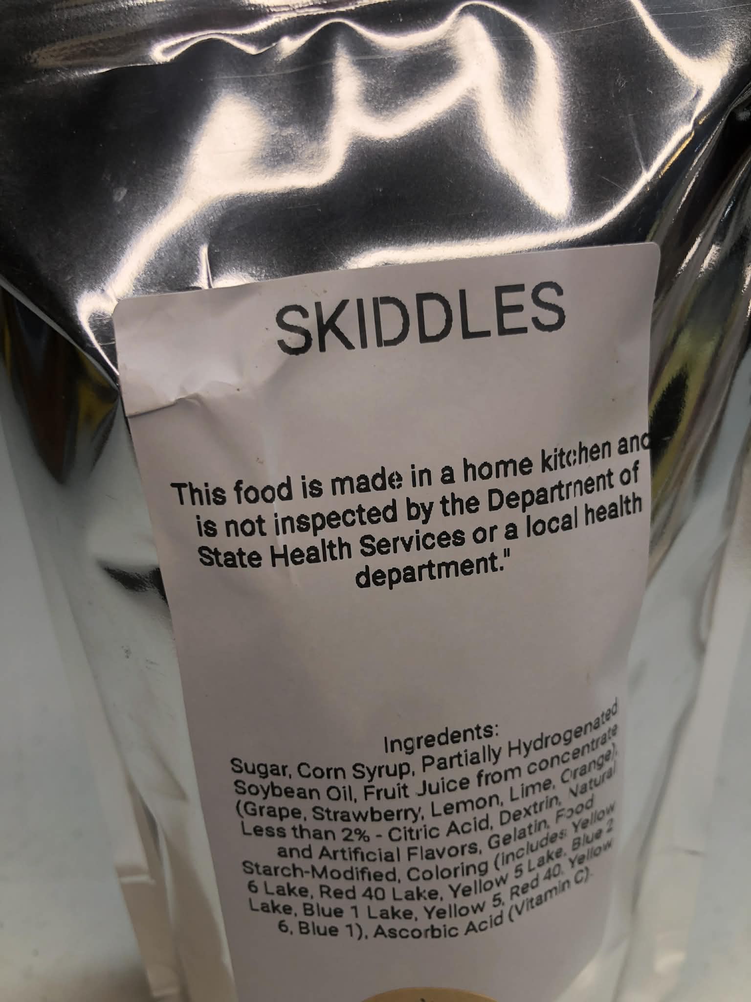 Freeze dried skiddles