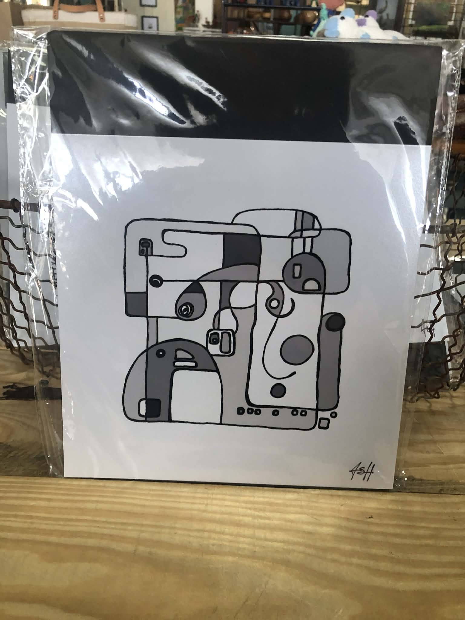 Aaron Hudnall 8x8 abstract prints