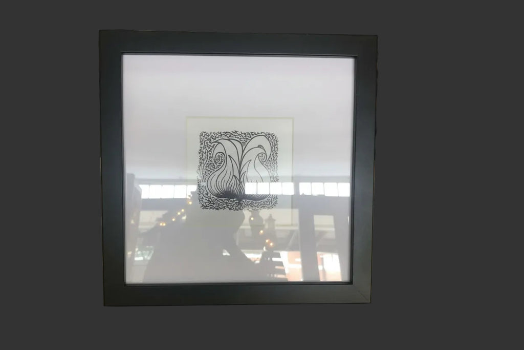 4x4 print in a 8x8 framed print by Aaron Hudnall