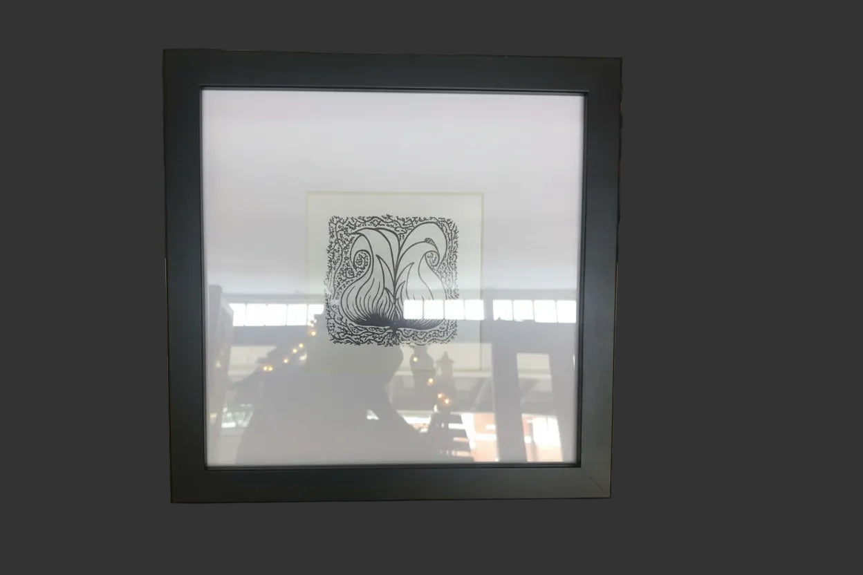 4x4 print in a 8x8 framed print by Aaron Hudnall