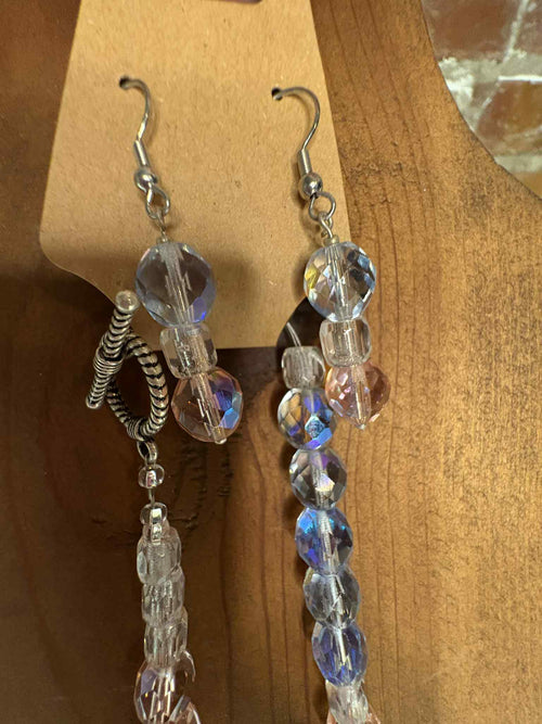 Baby pink/ blue beads