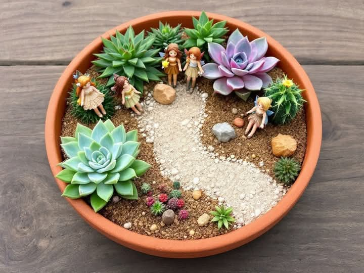 Succulent fairy garden class