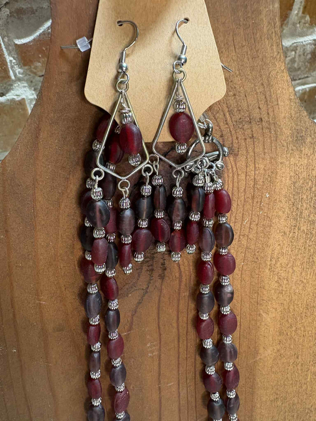 Maroon, red wine & silver