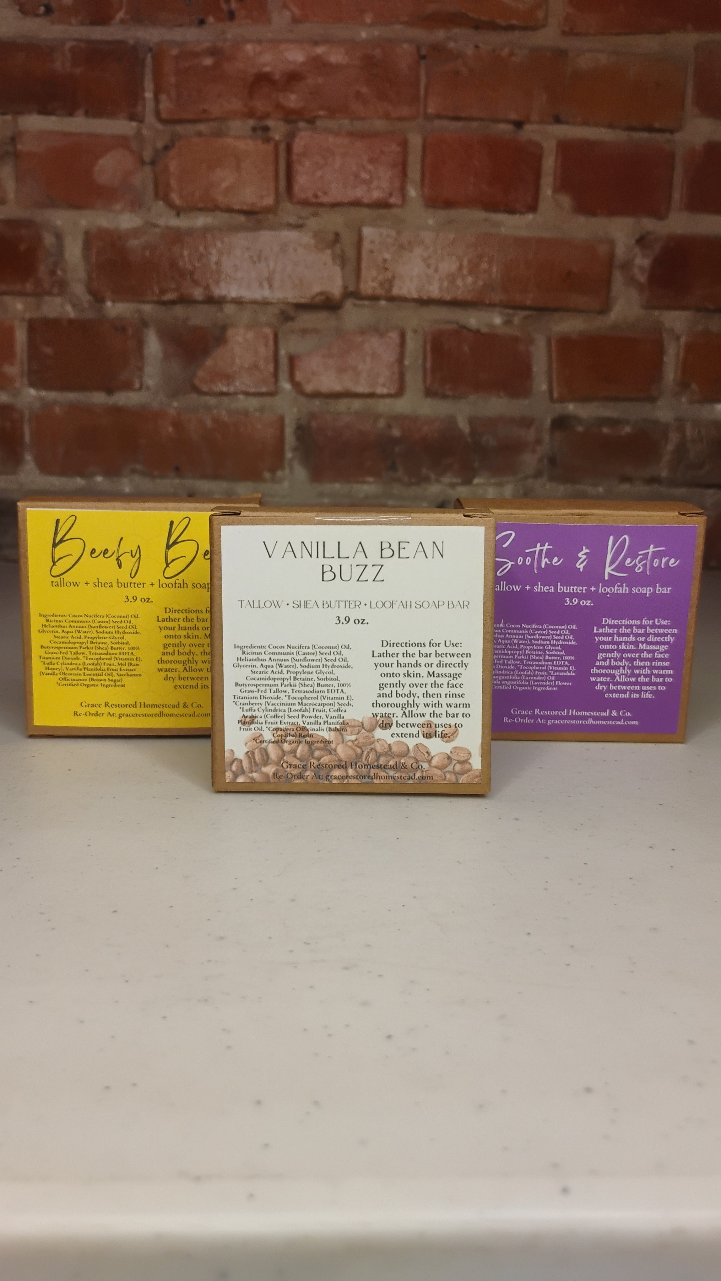 Tallow loofah bars