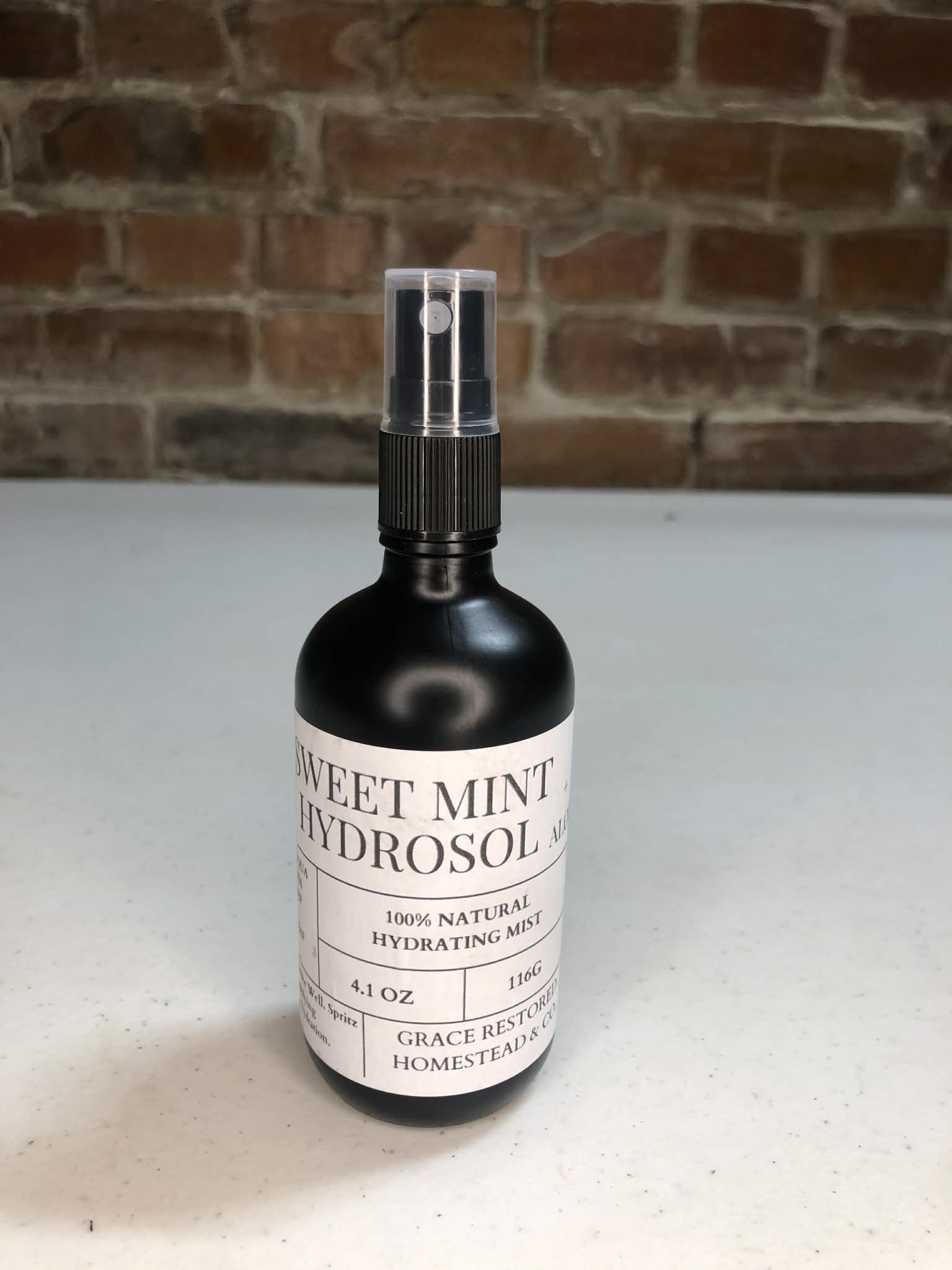 Sweet mint + aloe hydrosol