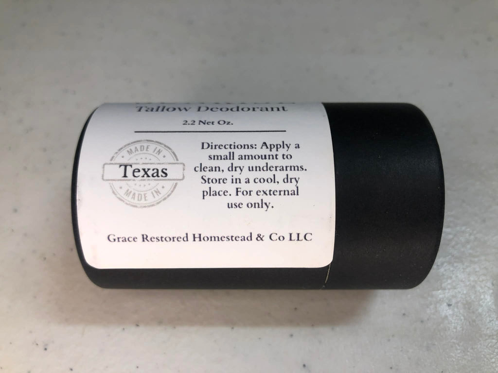 Tallow deodorants