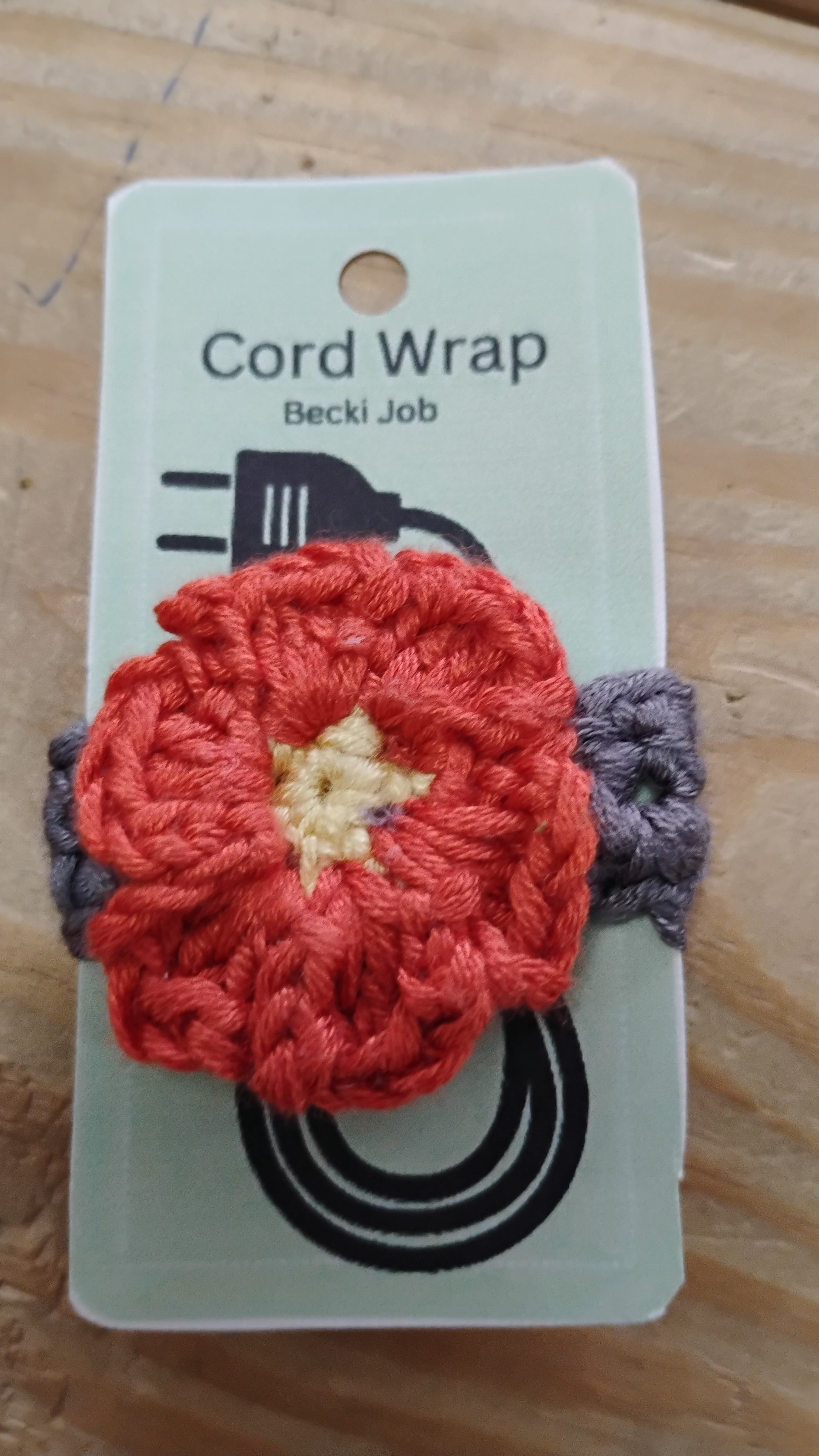 Bamboo crochet cord wraps