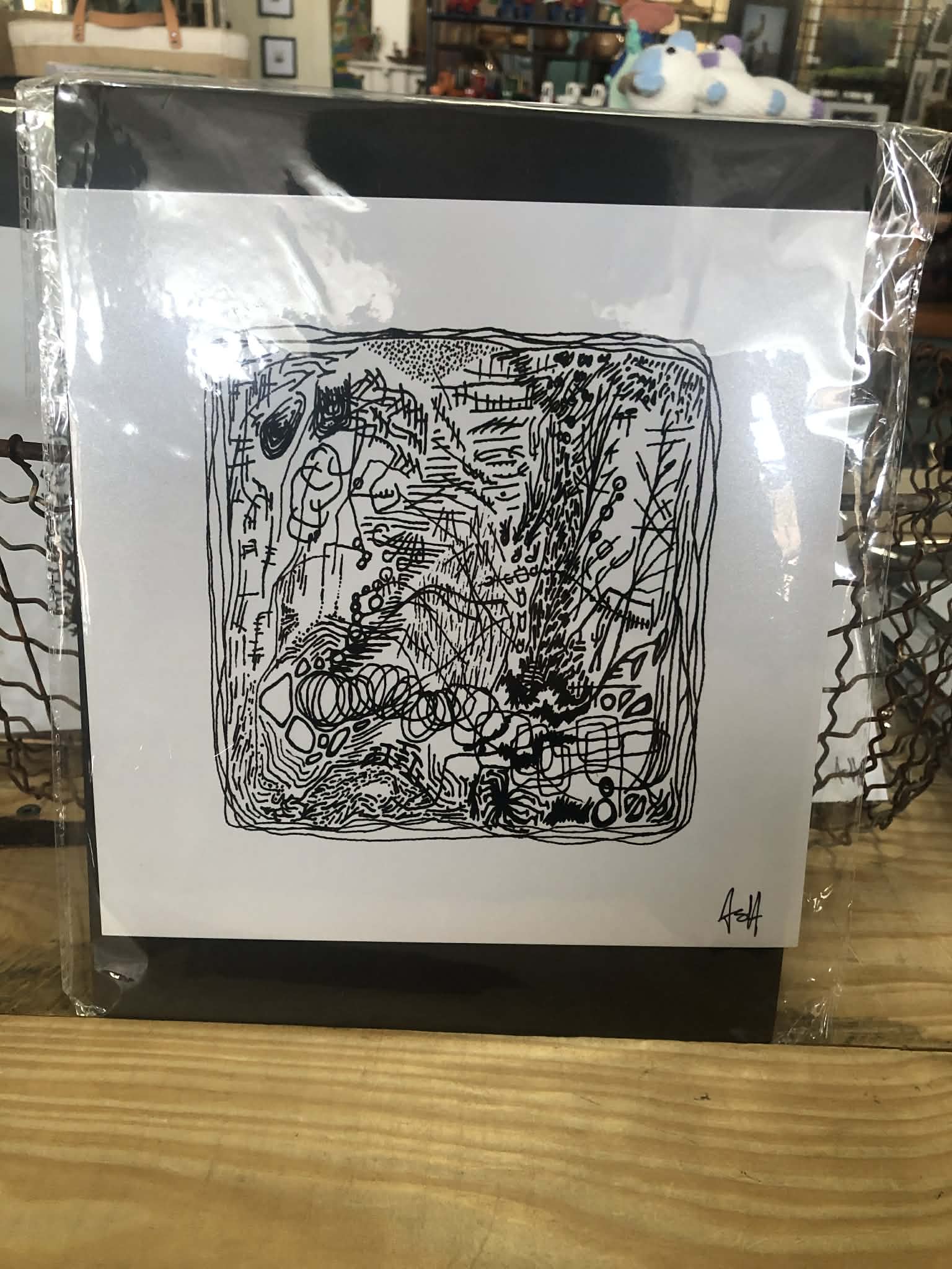 Aaron Hudnall 8x8 abstract prints