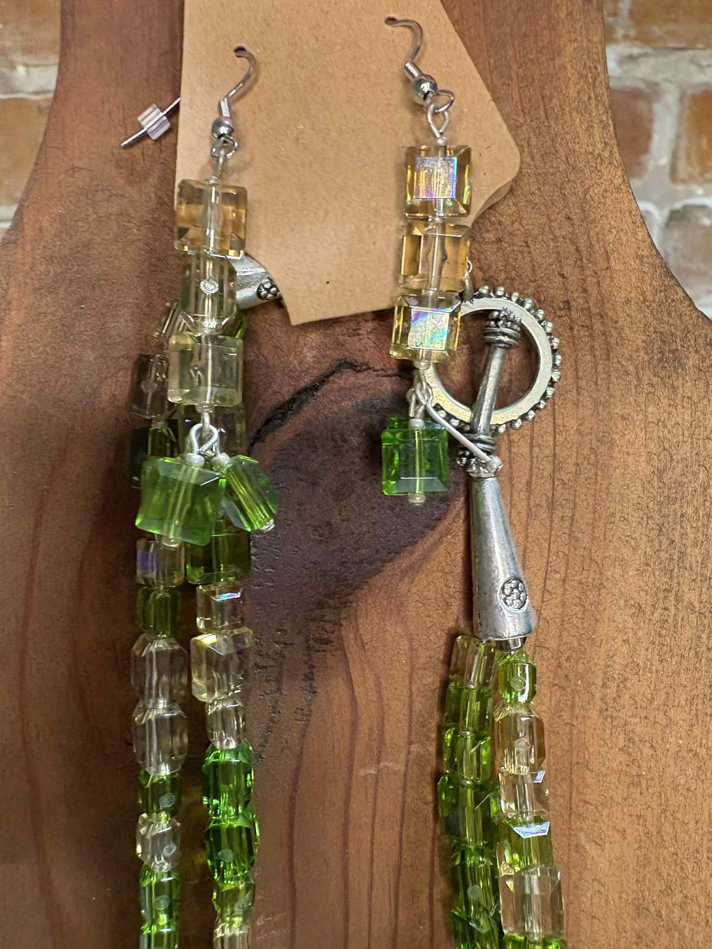 Like green & clear with pendant