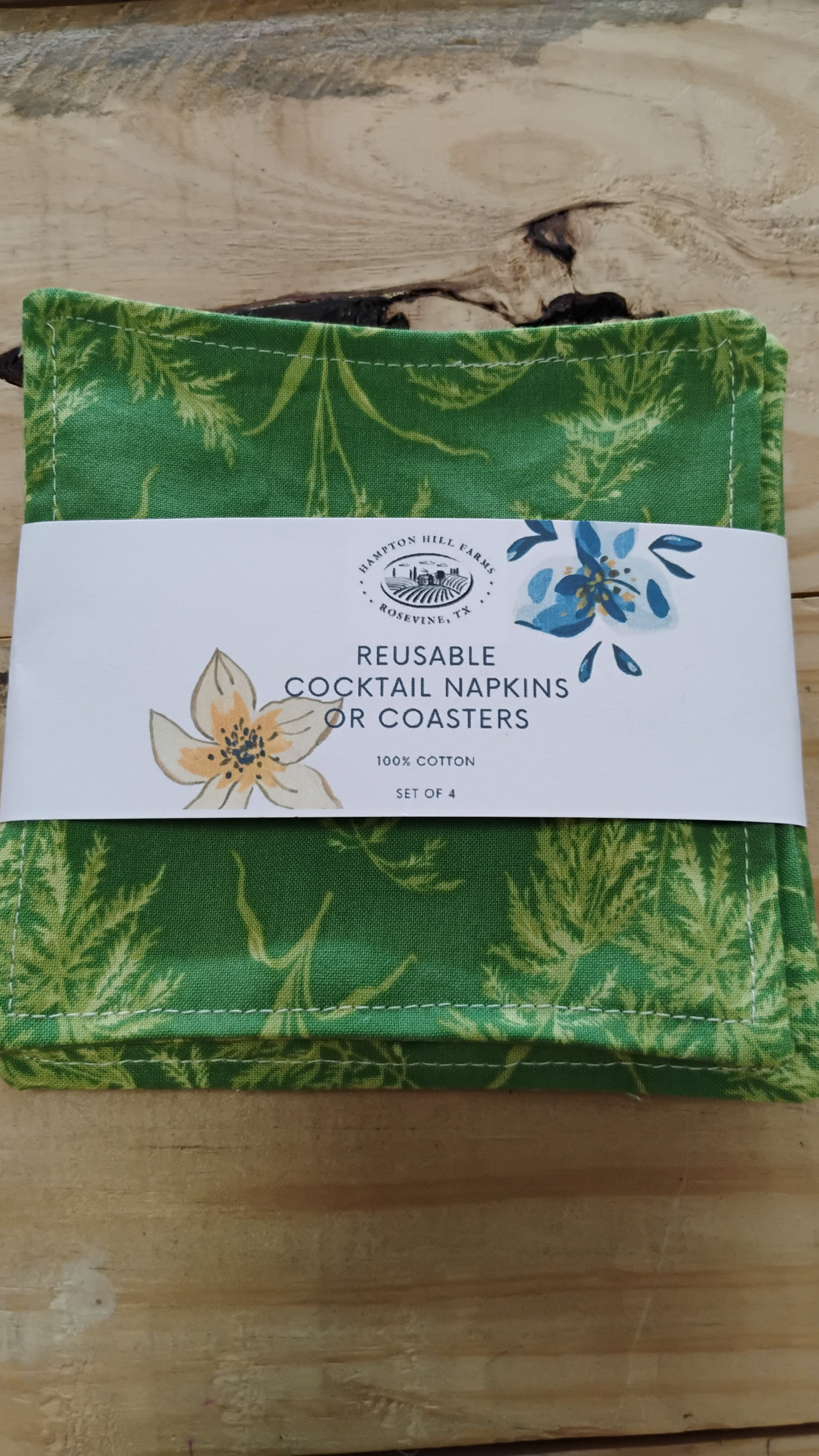 Reusable cocktail napkins