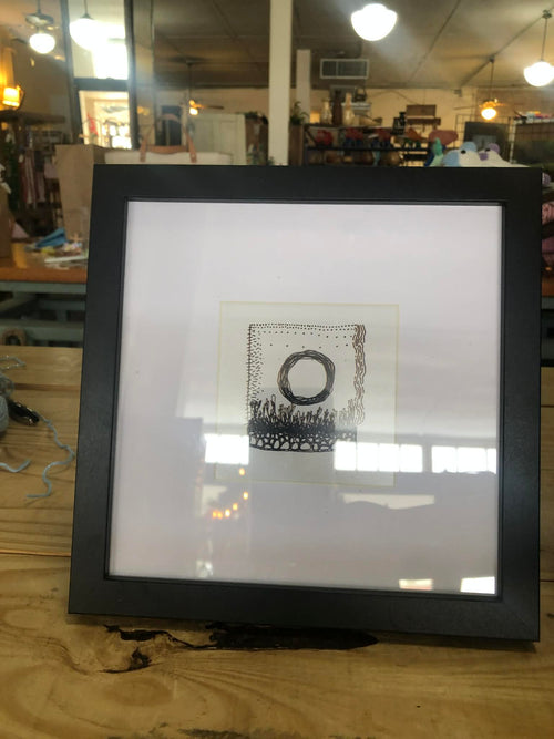 4x4 print in a 8x8 framed print by Aaron Hudnall